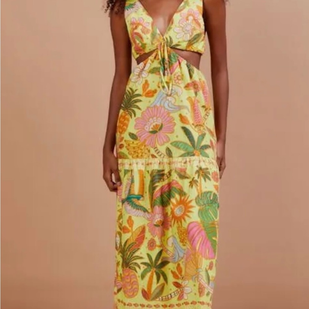 Vibrant Floral Maxi Dress
